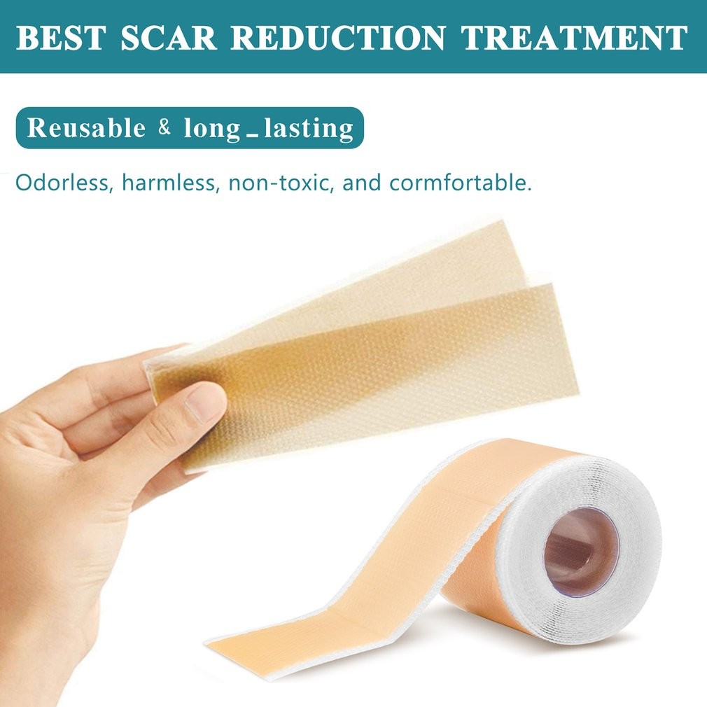 Cute Invisible Scar Sticker Skin Color Surgery Burn Skin Tape Acne Cover Sticker Silicone Gel Cover Scar