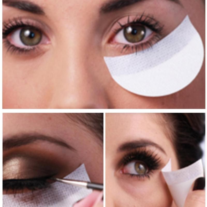 20/50/100pcs Makeup Eye Shadow Stickers Eyeshadow Eyelash Extension Grafting Transfer Under Eyelash Sealing Paper Tape Sticker