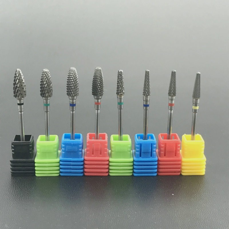 21 Style Pick Tungsten Carbide Nail Drill Bits Machine Nail Cutter Nail File Manicure Carbide Nail Drill Bit & Dental Burs