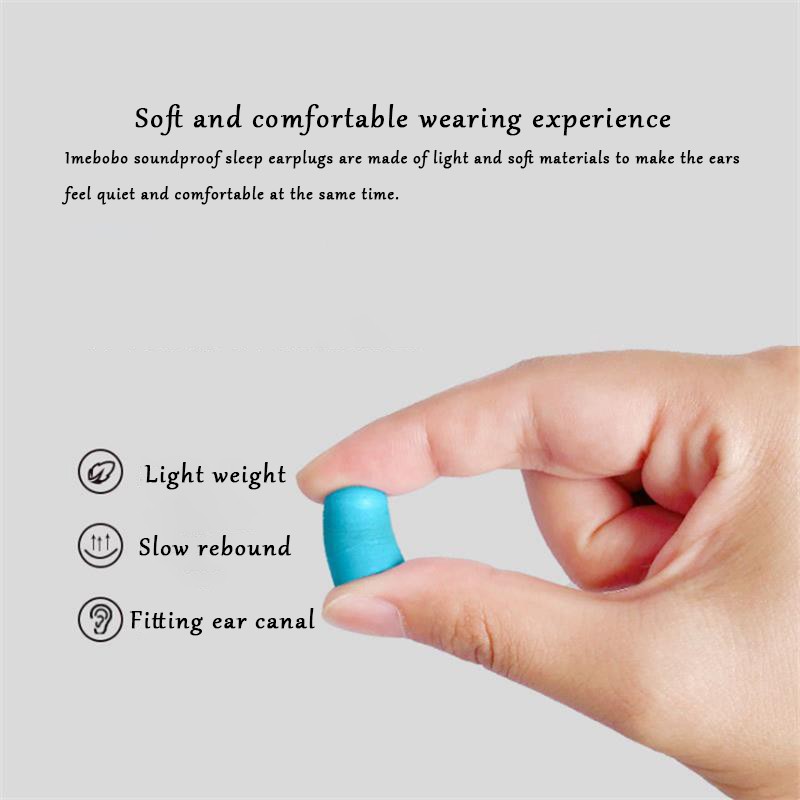 Soundproof Sleeping Earplugs Sleeping Earplugs Special Mute Soft Slow Rebound Student Anti Noise Protection Anti Ronco Earplug