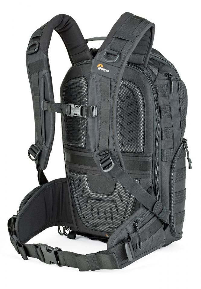 حقيبة ظهر Lowepro ProTactic BP 350 AW II ، للكمبيوتر الدفتري القياسي DSLR أو Pro ، 13 بوصة ، مع غطاء لجميع الأحوال الجوية