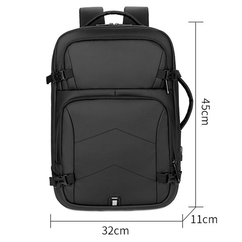 2020 New USB Men's Backpack Travel Sports Package Night Luminous Portable School Office Bag Waterproof Large Capacity Multifunction