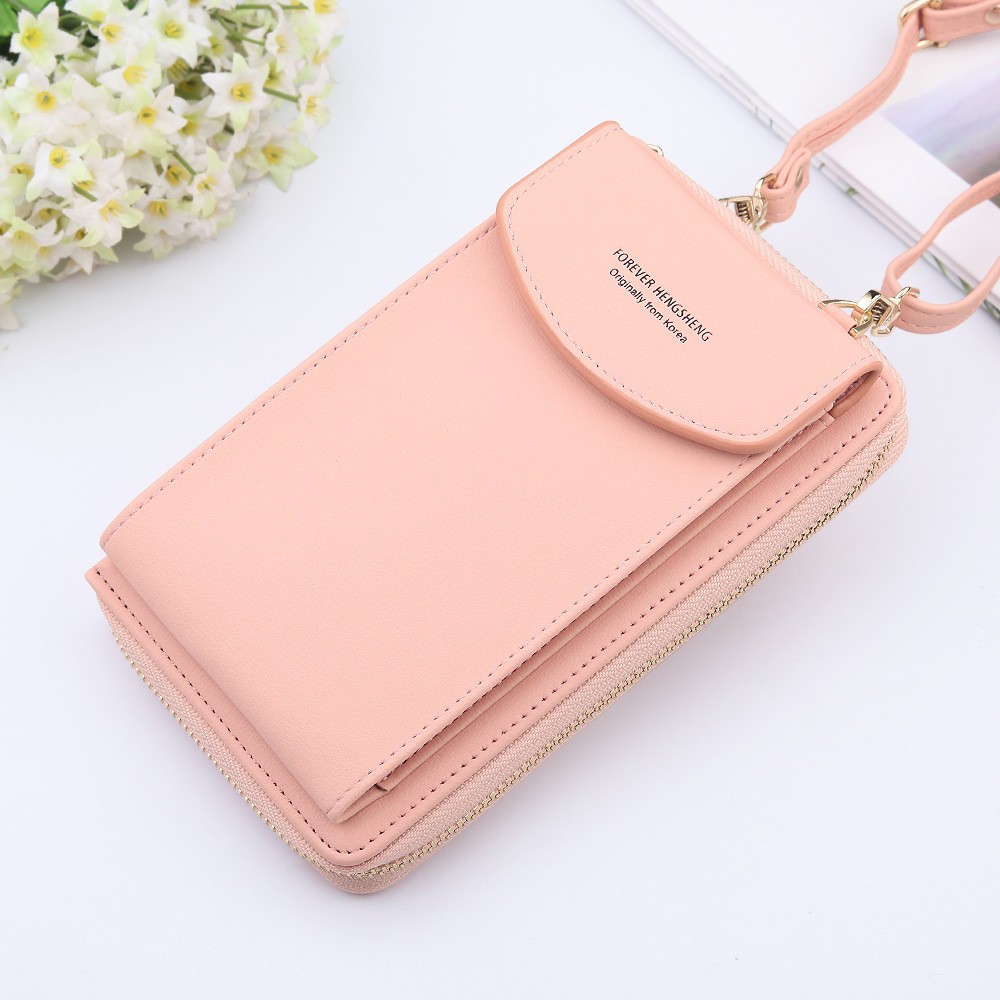 Women's Long Wallet, Shoulder Bag, Wallet, Zipper Phone Pocket, Card Holder, New Collection