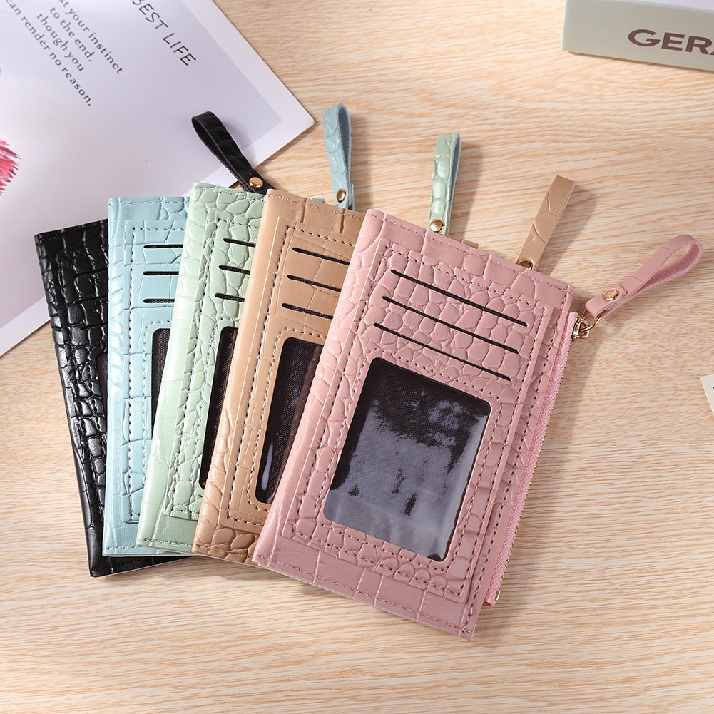 Fashion Female Wallet Crocodile Patterns Teen Girl Women Wallet Phone Zipper Pocket Wallet Card Coin Holder Pocket Ladies