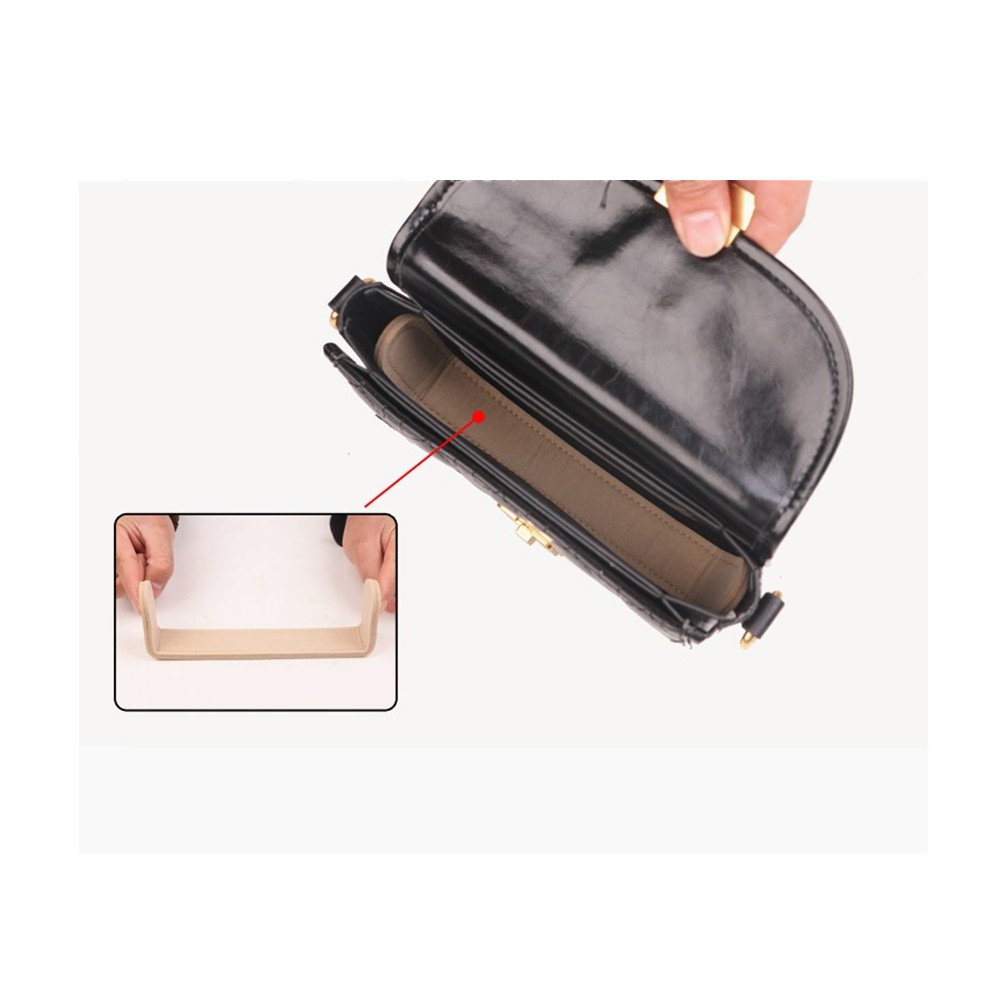 Fits cc woc bag organizer makeup bucket bag luxury portable base shaper purse on chain bag base shaper
