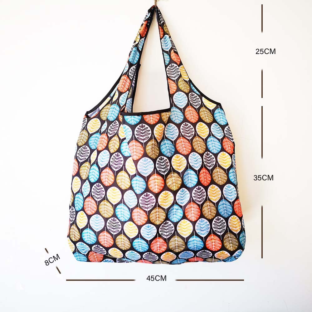 Reusable Shopping Bag Foldable Eco-friendly Polyester Bag Large Capacity Shopping Bag Grocery Bags Foldable Shopping Bag Handbags