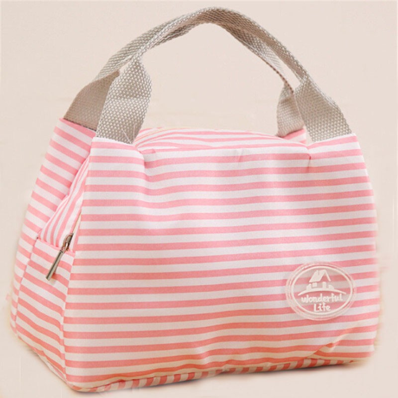 Fashion Portable Insulated Oxford Cloth Lunch Bag Thermal Food Picnic Lunch Bags for Women Men Kids Print Lunch Box Tote