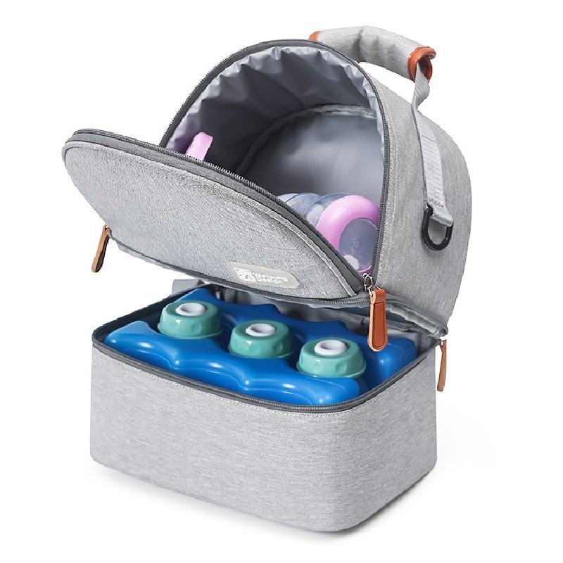 Breast Milk Baby Bottle Cooler Bag Baby Milk Freezer Bags Breast Pump Backpack Thermal Insulated Lunch Box for Women Men Kids