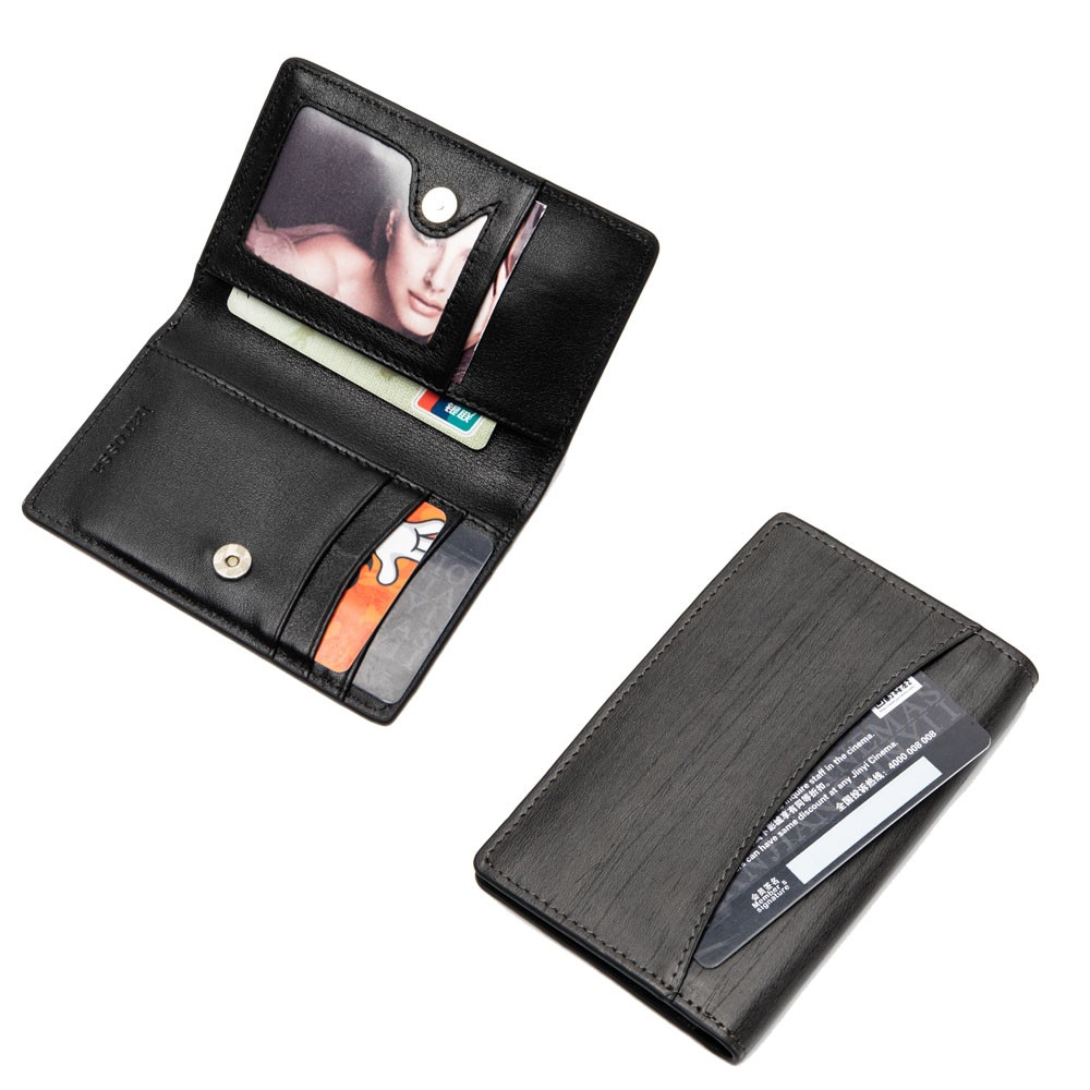 Smart GPS Wallet Record Thin Small Wallets Men Women Genuine Leather Mini Wallet Credit Card Holder With Gift Box Free Engraving