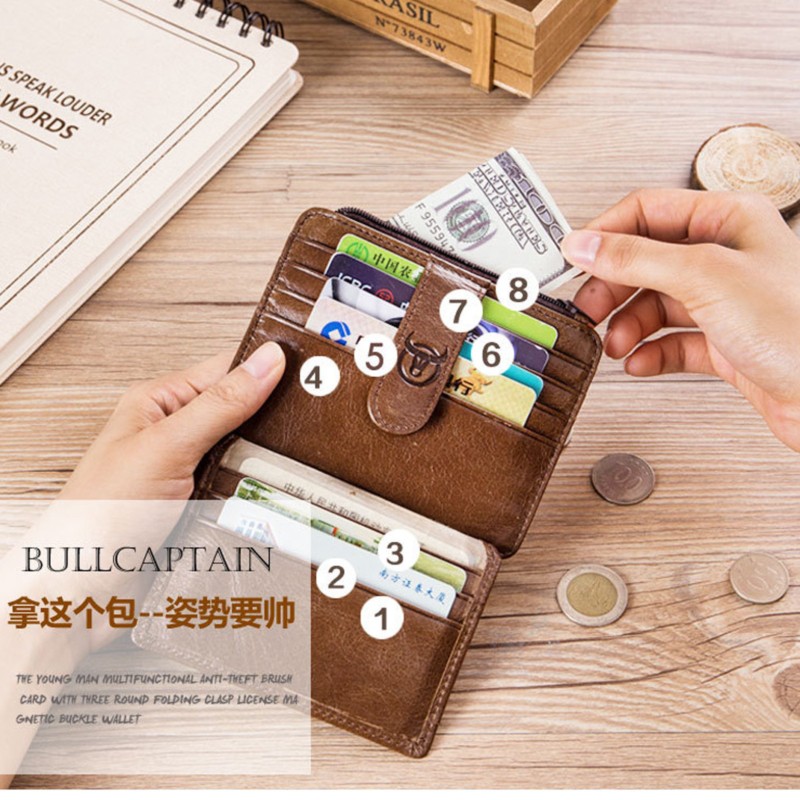 Solid Simple Men Women Wallets PU Leather Bag Zipper Clutch Coin Purse Phone Wristlet Portable Handbag for Parties Coin Purse