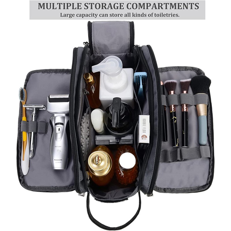 Travel Business Toiletry Bag Waterproof Shaving Toiletry Kit for Men Women Shower Bathroom Makeup Toiletry Organizer Handbag