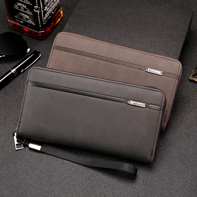 New Men Wallets Large Capacity Cell Phone Pocket Zipper Clutch Bag Male Business Purse carteira masculina coin pocket Male Purse