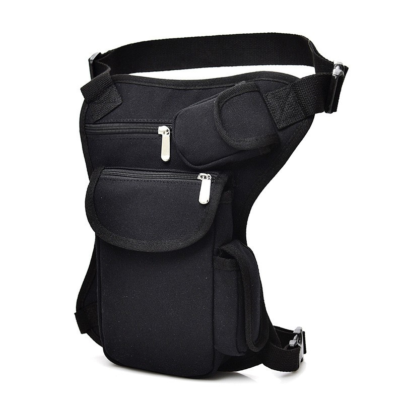 2019 Mini Fanny Canvas Waist Bag for Men Chest Thigh Belt Men Muslera miltar Bolsa De Perna Bolso pulsena LB01