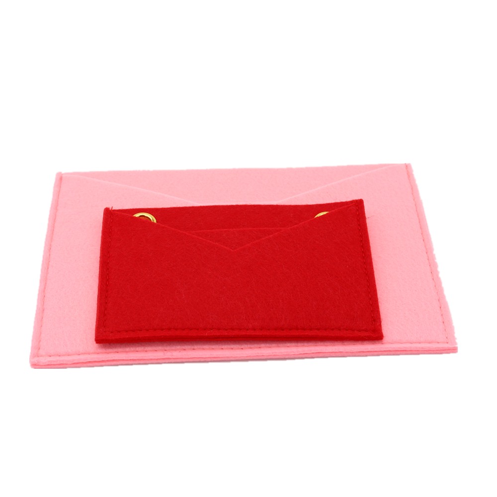 Fits Kirigami Pochette Insert Organizer with Gold Chain Crossbody Bag Designer Handbag Inner Cosmetic Bag Organizer