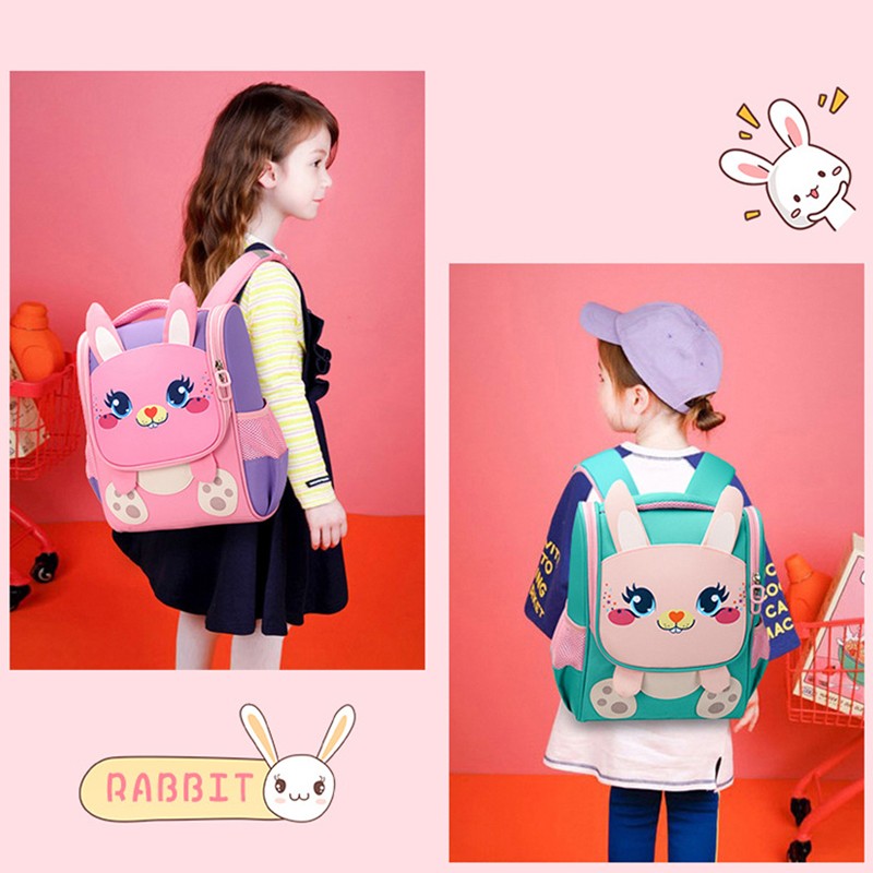 Children's school bag for girls large capacity children's backpack lightweight breathable fashion gradient princess bag for girls