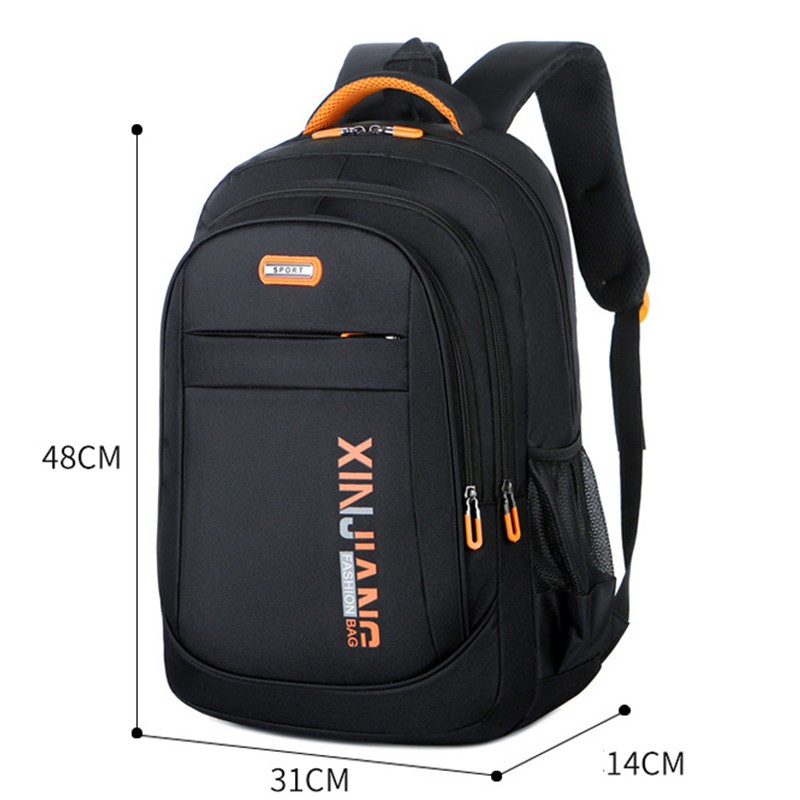 Men's Casual Oxford Laptop Bag Fashion Teenager School Bags Travel Sports Student School Bags Pack For Male Women Female