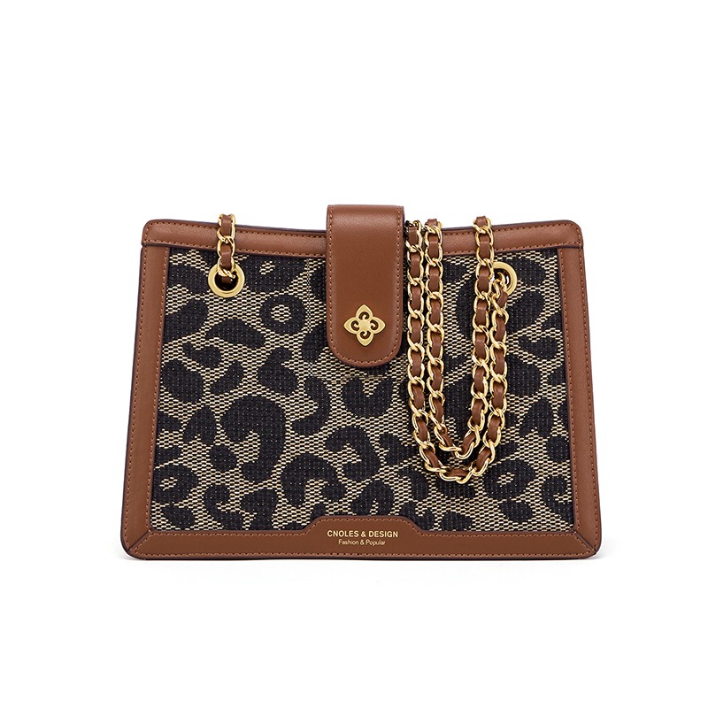 underarm bag vintage sling bags for women chain shoulder bag leopard printed bag women luxury designer crossbody bags