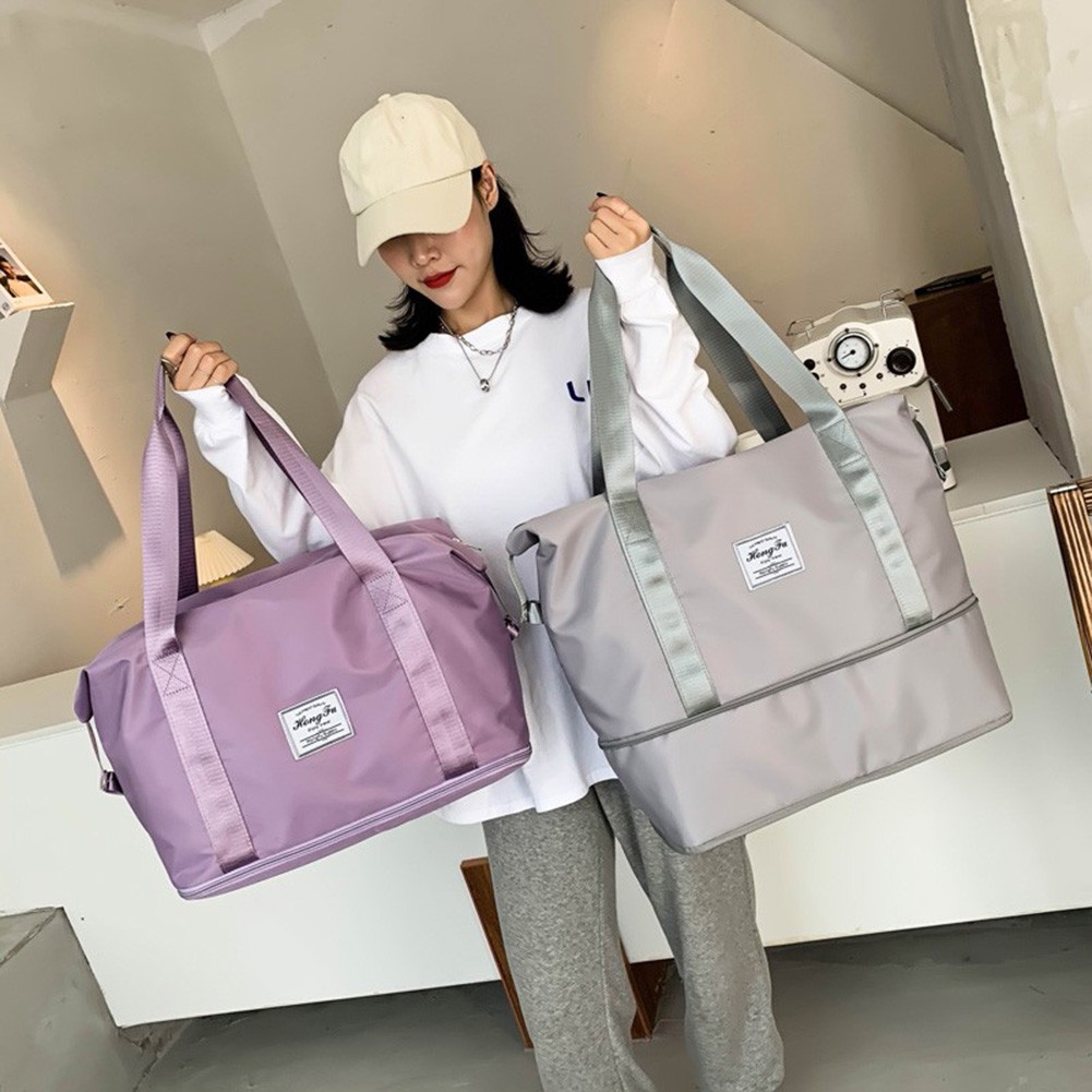 Fashion Large Capacity Travel Bag Women Handbag Waterproof Nylon Shoulder Bag Woman Sport Fitness Gym Bag Crossbody Tote 2021