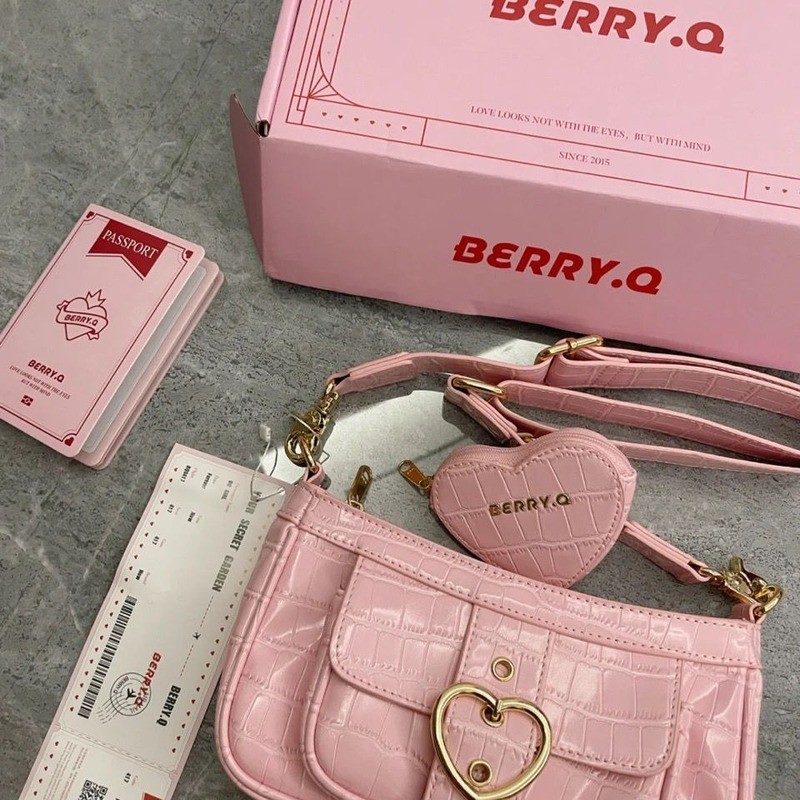 Xiuya Harajuku Kawaii Lolita Shoulder Bag Women PU Leather Candy Color Sweet Cute Crossbody Bag With Coin Purse Bags Purse