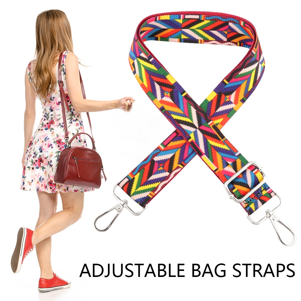 2022 Lattice Pattern Bag Strap Replacement Women Crossbody Bag Adjustable 75-145cm DIY Strap Wide Strap Female Shoulder Bag Strap