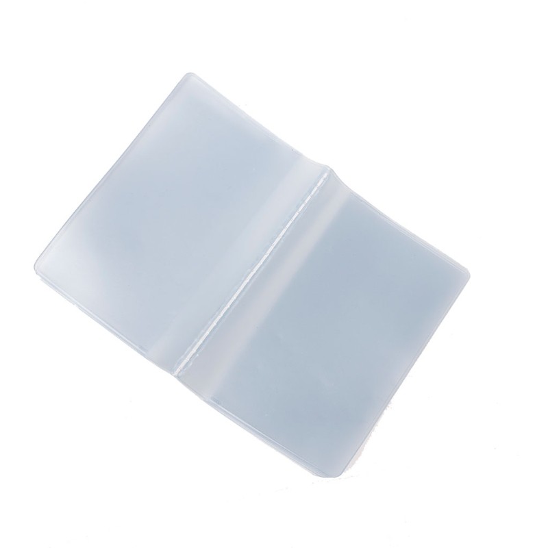 28GD Plastic PVC Clear Pouch Name ID Credit Card Holder Organizer Pocket Keeper