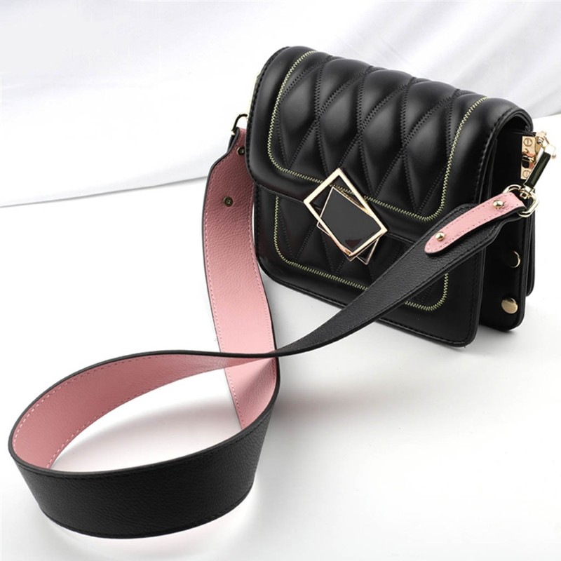 PU Leather Shoulder Strap Adjustable Wide Shoulder Strap DIY Alternative For Handbags Purse Accessories 5 Colors