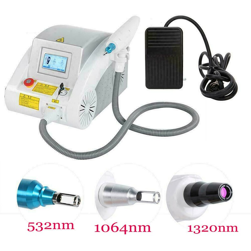 Q Switch ND YAG Carbon Laser Peel Tattoo Eyebrow Removal Machine Skin Whitening