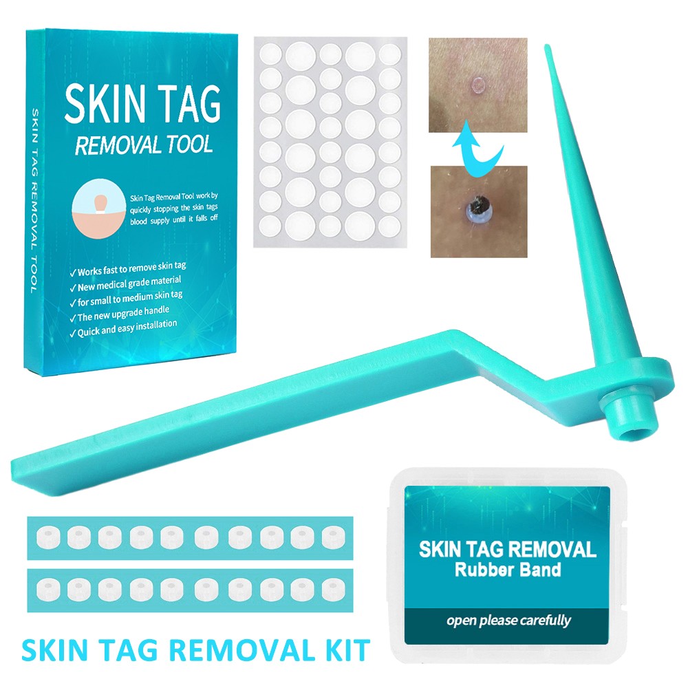 1 Set Skin Tag Kill Skin Mole Wart Remover Micro Skin Tag Removal Kit With Cleansing Swabs Repair Adult Mole Wart Face Care