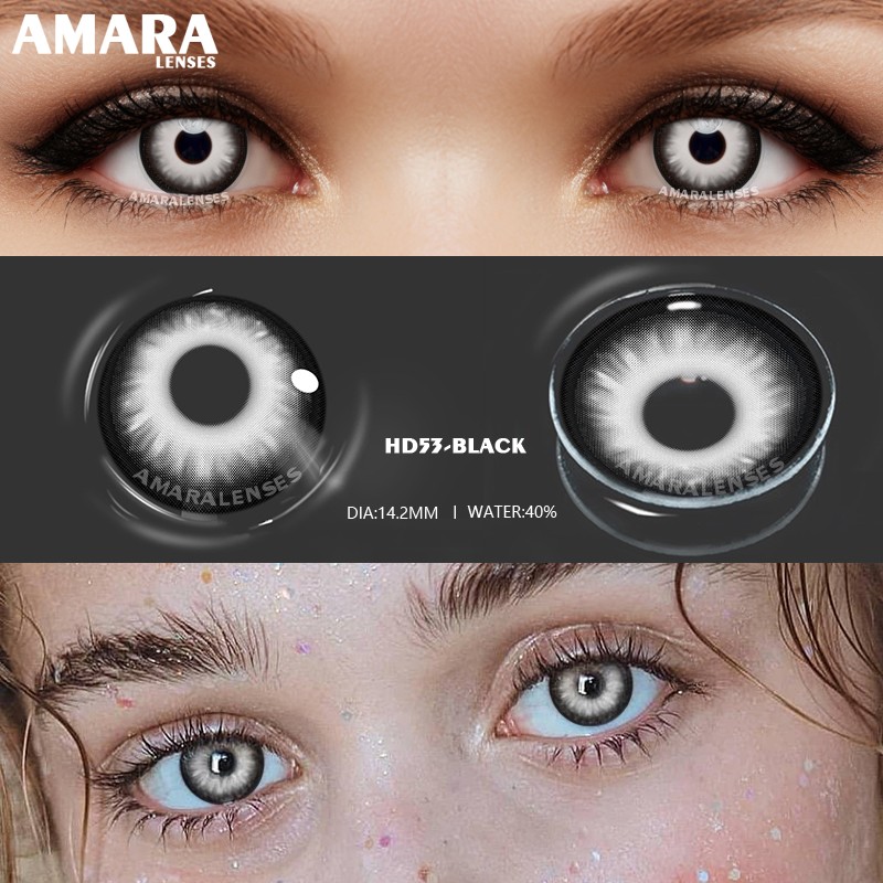 Amara Colored Contact Lenses For Eyes Anime Cosplay Colored Lenses Blue Purple Multicolor Contact Lenses Makeup Beauty