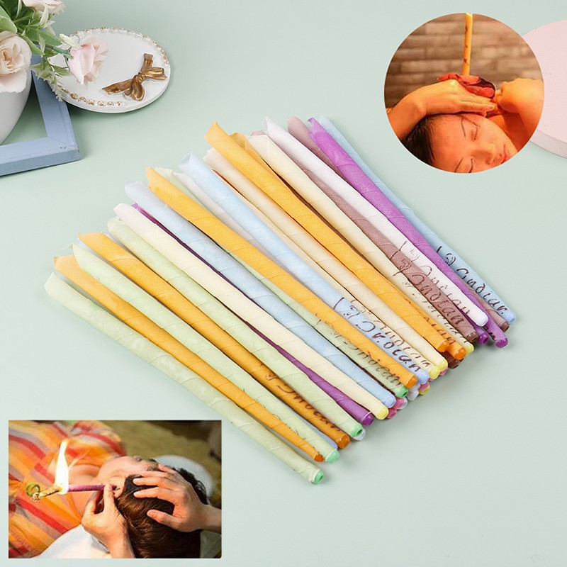 5pcs Ear Cleaner Removing Coning Fragrance Kits Hollow Aromatherapy Ear Candle