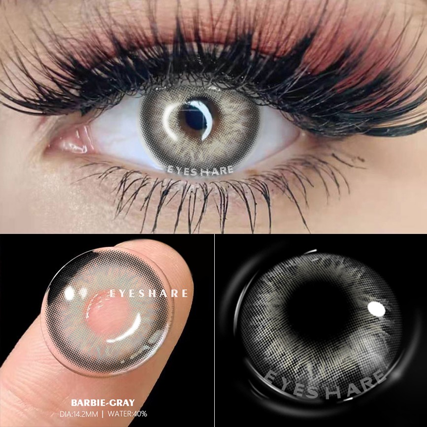 EYESHARE Eye Contact Lenses 2pcs/pair Household GlassBall Colored Contact Lenses Eye Cosmetic Colored Contact Lenses Beauty Eye Makeup