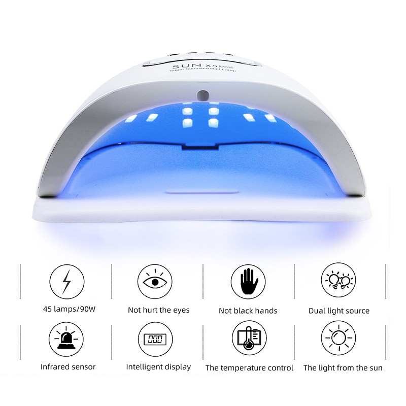 90/72/36W LED Nail Dryer Lamp for Curing All Kinds of UV Gel/Polish/Varnish with Auto Sensor Timer All Manicure/Pedicure Tool