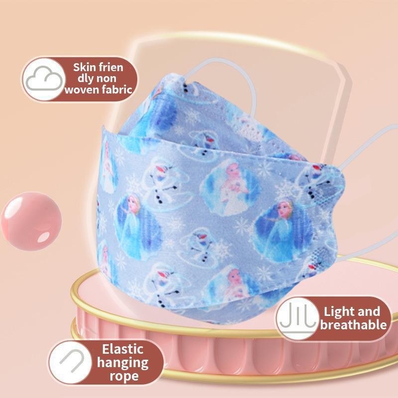 Disney Approved FFP2 KN95 Face Mask For Kids, Frozen Stitch Mask Breathable Mascarilla FPP2 homology ada For Boys Girls 4-12 Years