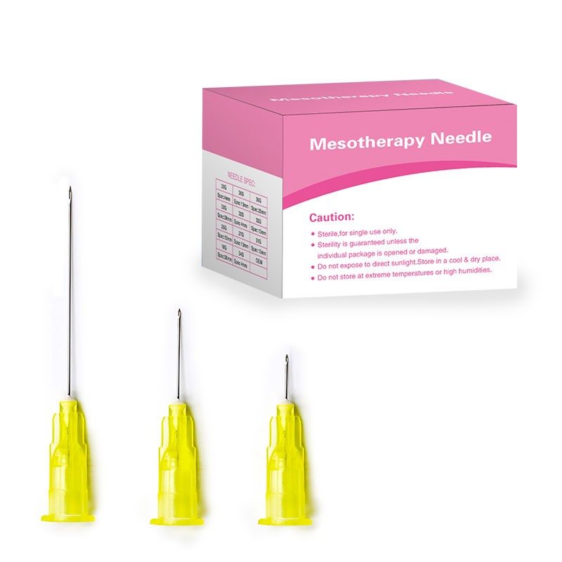 10pcs/bag blunt hypodermic needle micro needle painless beauty ultrafine injection mesotherapy needle sterile syringe korean