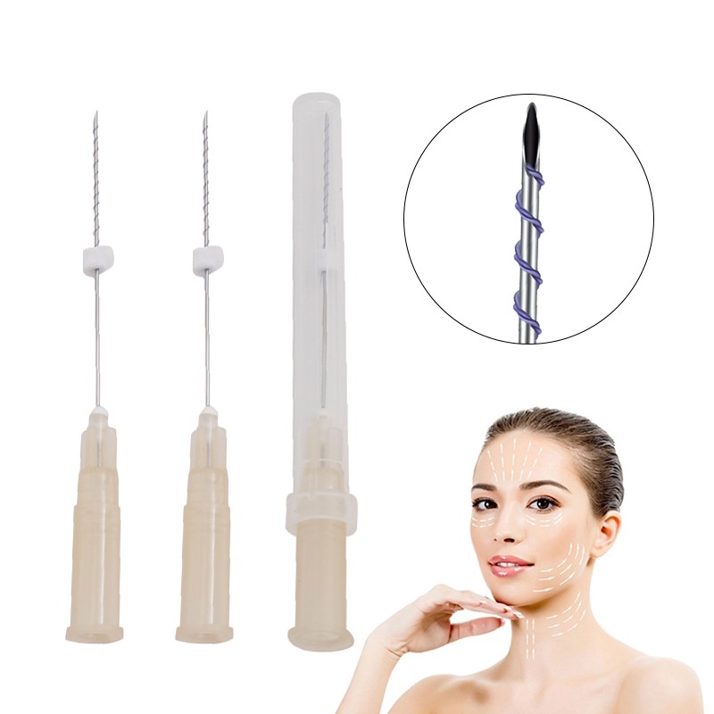 Tornado Screw 10pcs/bag 26g 27g V Line PDO PCL Threading Face Lift Korea Lip Skin Tightening Beauty Face Eyebrow Lift