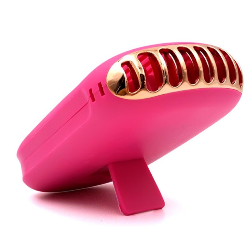 USB Air Conditioning Blower Handheld Nail Eyelash Blow Dryer Fan Rechargeable Dryer Mini Portable Eyelashes Dryer