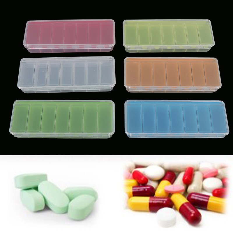 7 Day Pill Extra Large Pill Organizer Box for Travel Weekly Daily Medication Pack Medicine Organizer for Fish Oils Vitamins