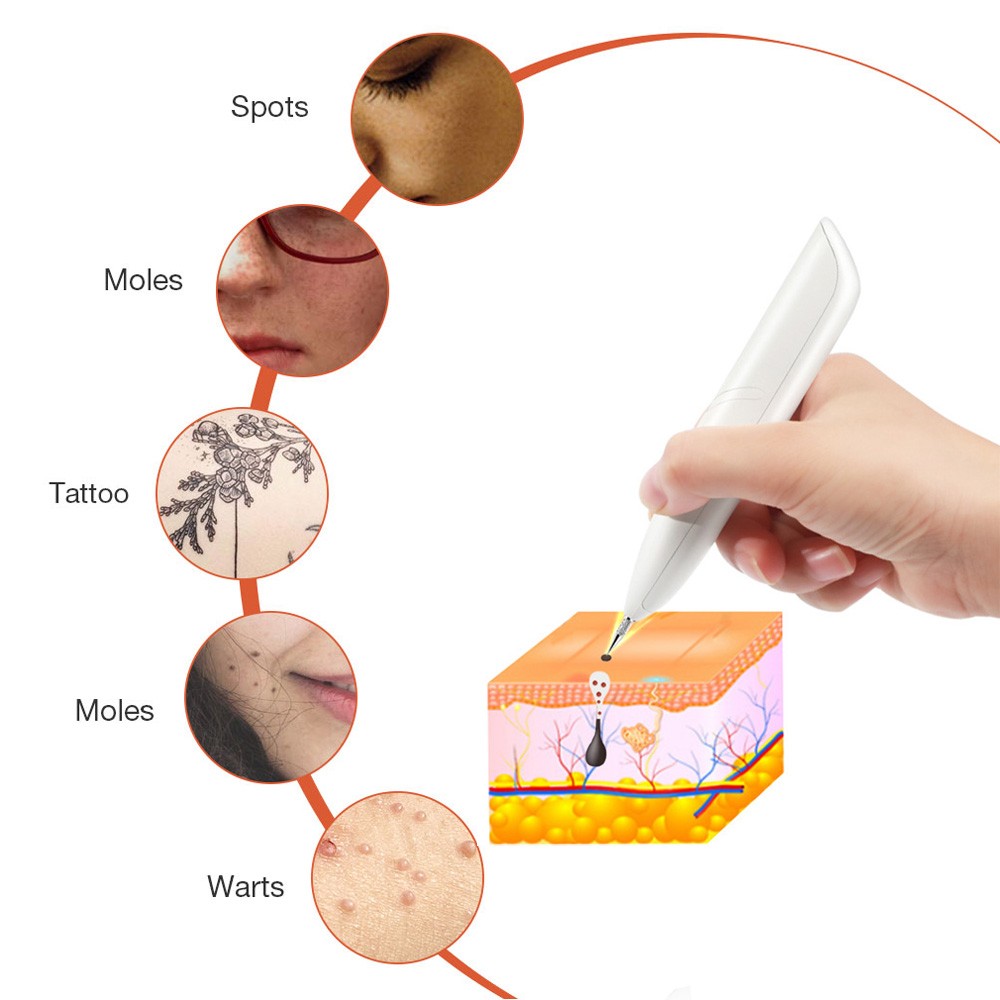 Pen Salon Plasma Pen Black Dots Vacuum Cleaner Laser Freckle Removal Machine Skin Mole Dark Spot Facial Wart Tag Tattoo Remover