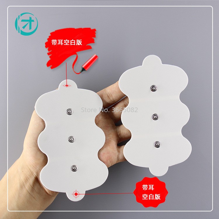 10pcs/6pcs Foam Tens Electrode Pads 3D Big Pad Hv-3dpad for Low Frequency Electric Therapy Equipment Hv-f1200