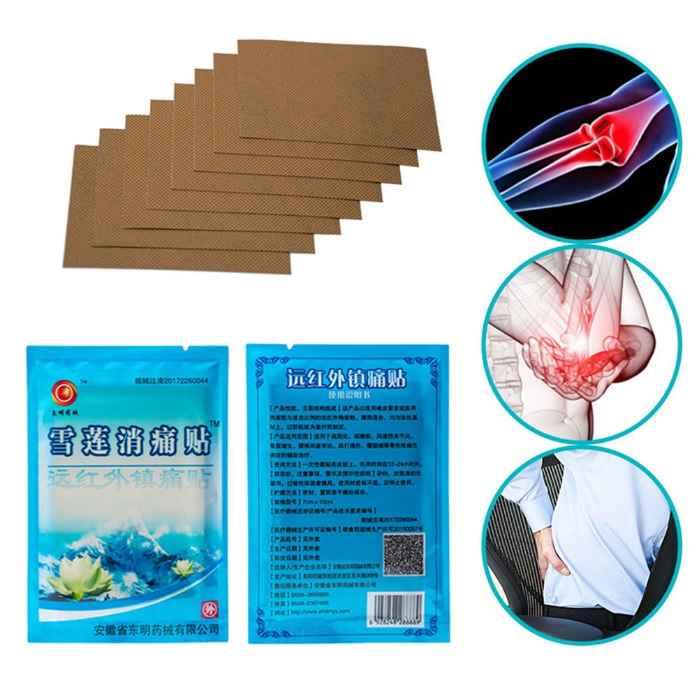 40pcs/lot Chinese Herbal Pain Patch Arthritis Back Muscle Pain Relieving Stickers Body Pain Killer Medical Plaster