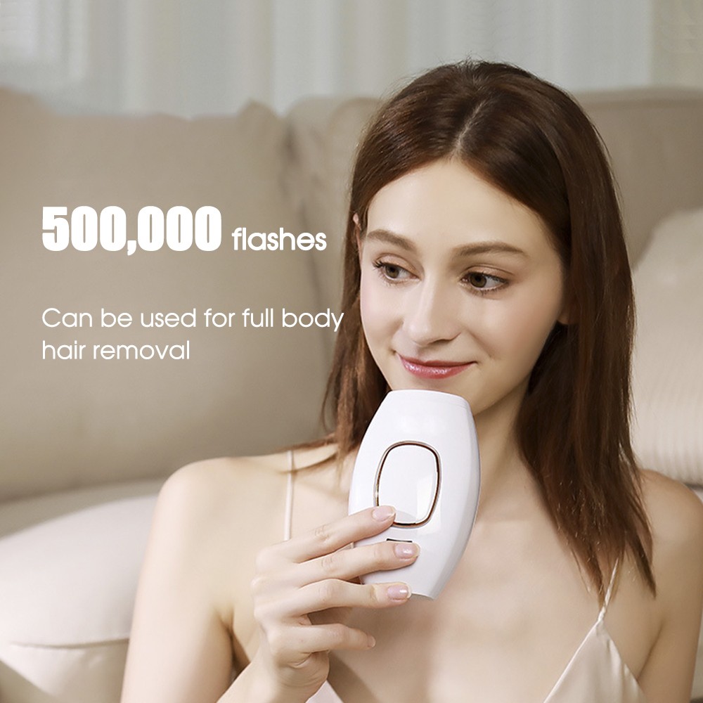 [ZS] Body Bikini IPL 500,000 Flash Permanent Laser Epilator Painless Laser Epilator For Women Hair Removal Home Use Appliances