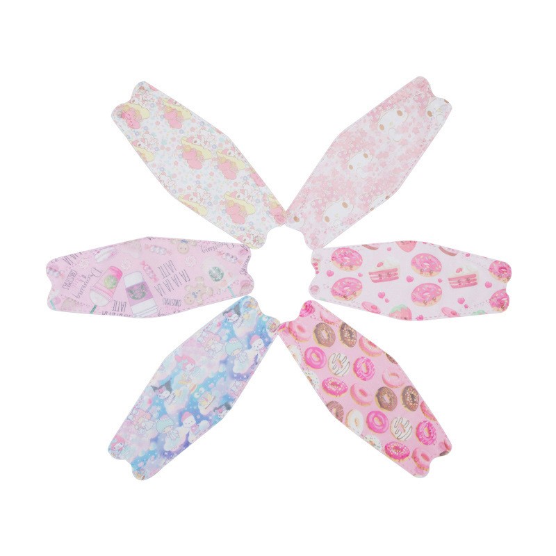 New Dust and Fog Proof Four Layer Protective Color Spunlaced Printed Kawaii Kn95 Age Limit Adult Summer Disposable Mask