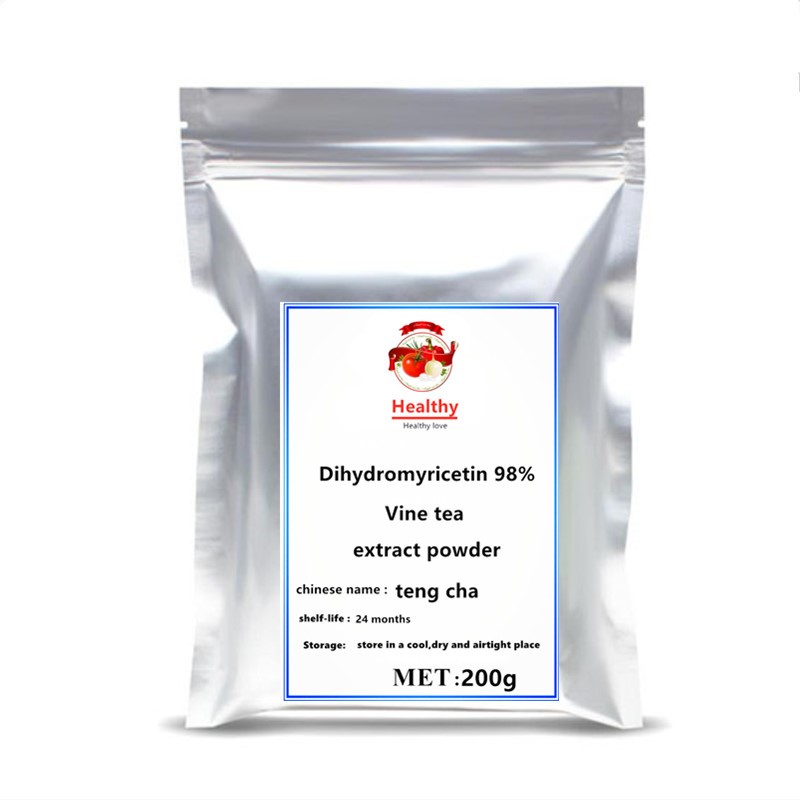 100-1000g Natural Vine Tea Extract Powder 98% DHM Dihydromyricetin Antioxidant Reduce Blood Sugar Levels and Blood Fat