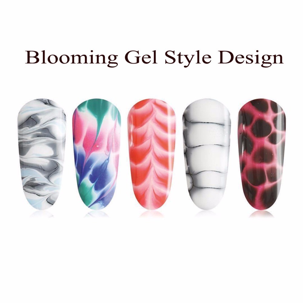 MSHARE Blooming Gel Nail Polish Marble Nail Blossom 30ml/10ml