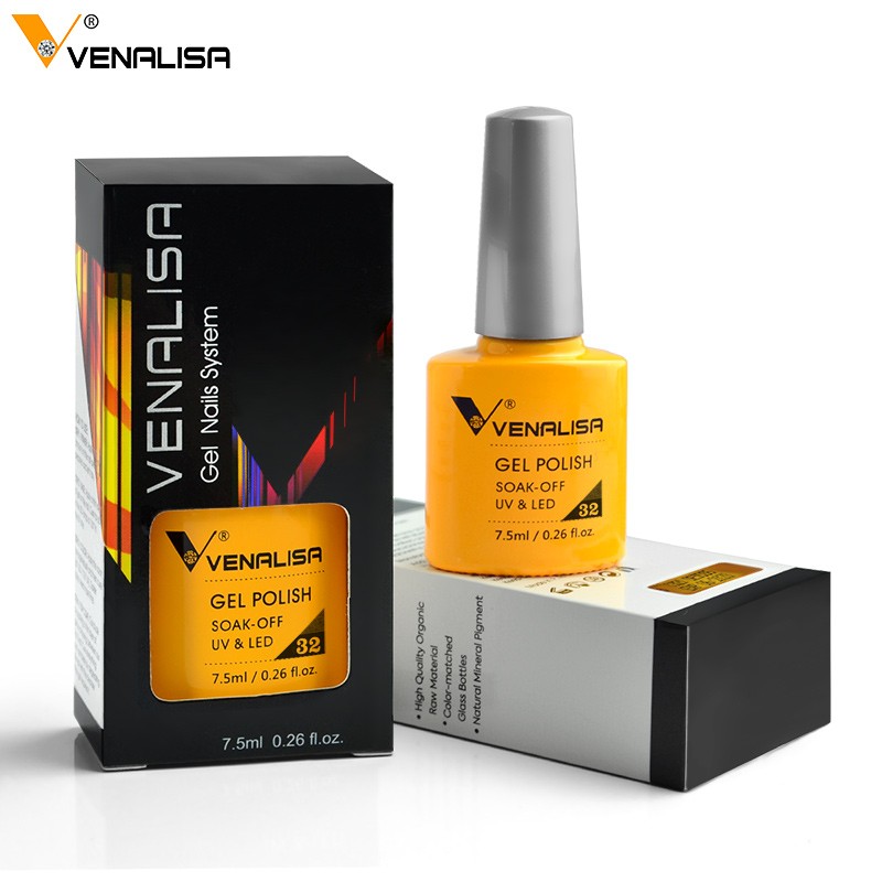 Venalisa Fashion Bling 7.5ml Soak Off UV LED Gel Nail Gel Polish Cosmetics Nail Art Manicure Nails Gel Polish VIP3 Nail Varnish