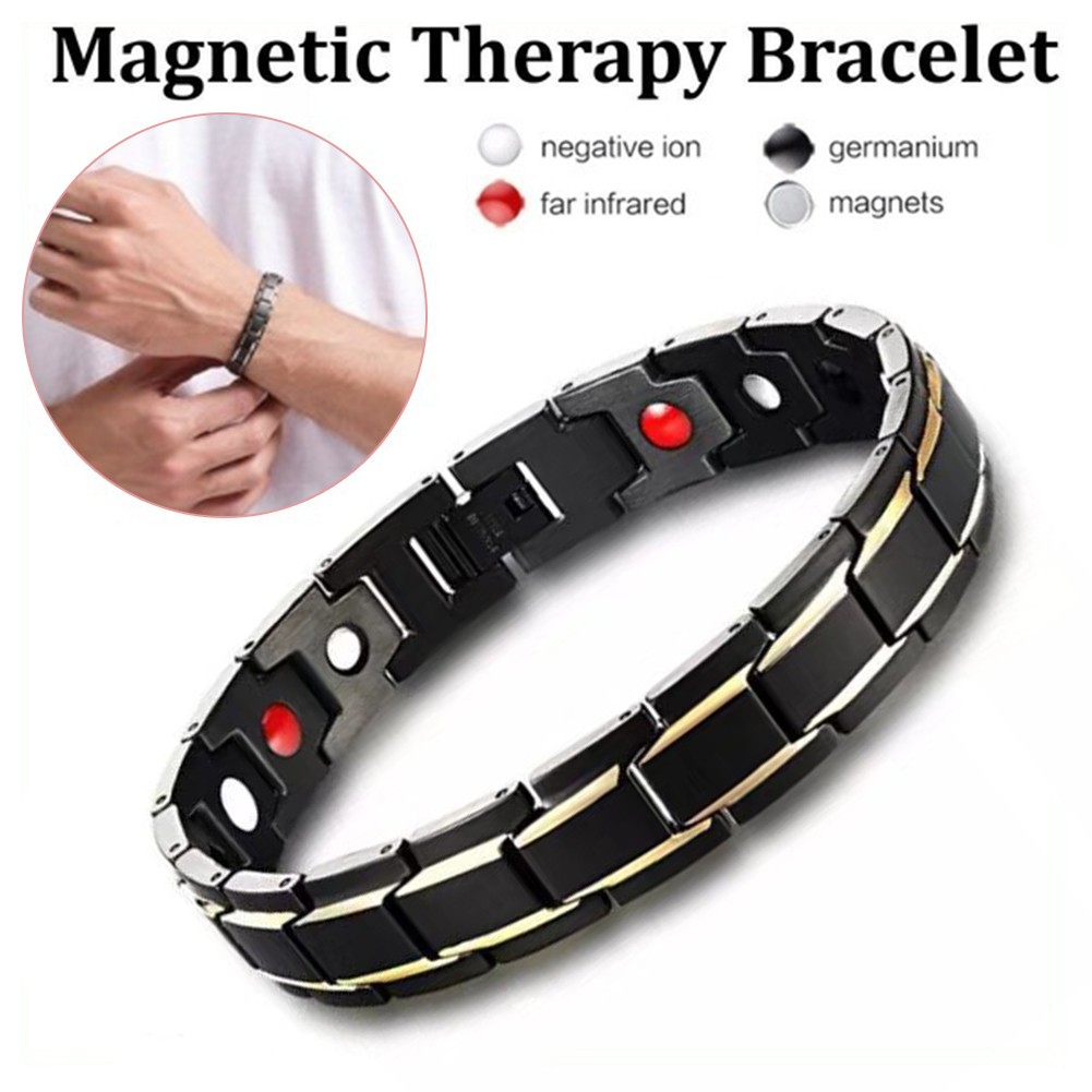 Body Slimming Weight Loss Bracelet Anti Fatigue Hematite Beads Stretch Bracelet Magnetic Therapy Bead Wrist Bracelets