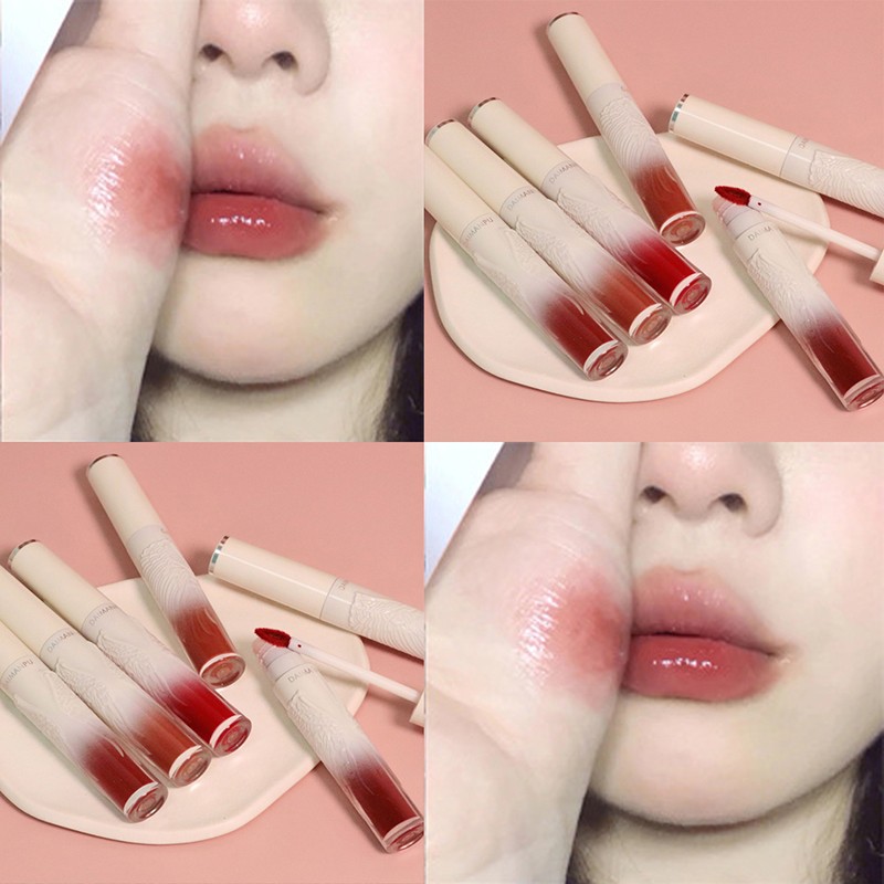 Moisturizing Mirror Glass Lipstick Matte Velvet Lip Gloss Waterproof Lip Stick Long Lasting Women Sexy Lipstick Cosmetic Makeup