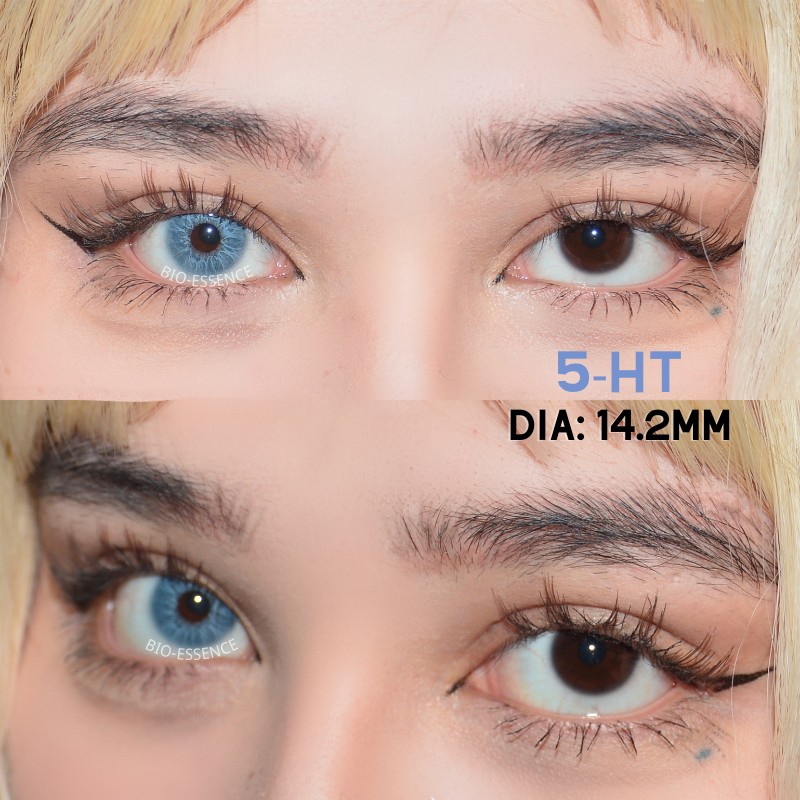 Bio-essence 1 Pair Colored Contact Lenses For Russian Eyes Girl Blue Green Lenses Eye Natural Lenses Fashion Lenses