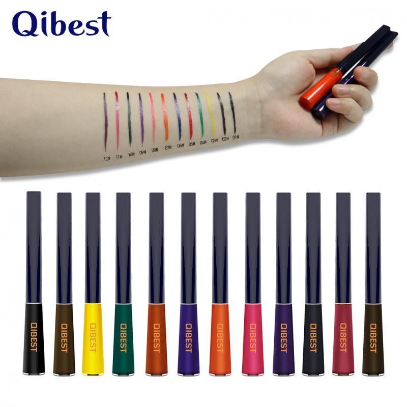 12 Colors Matte Liquid Eyeliner Pencil Waterproof Long Lasting Quick Dry Soft Sexy Charming Makeup Pen Tool TSLM2