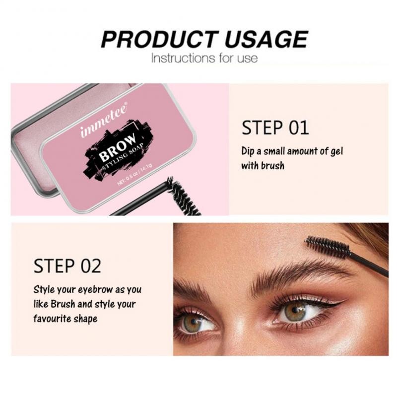 Eyelash Regrowth Gel Wax Wild Eyebrow Shaping Soap Long Lasting Waterproof Natural Eyes Eyebrow Styling Cream Eye Makeup TSLM1